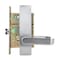 Trans Atlantic Co. DXML Series Brushed Chrome Grade 1 Passage Mortise Lock Door Handle with Escutcheon Right-Handed Lever DL-DXML10SERH-US26D - alternate 1